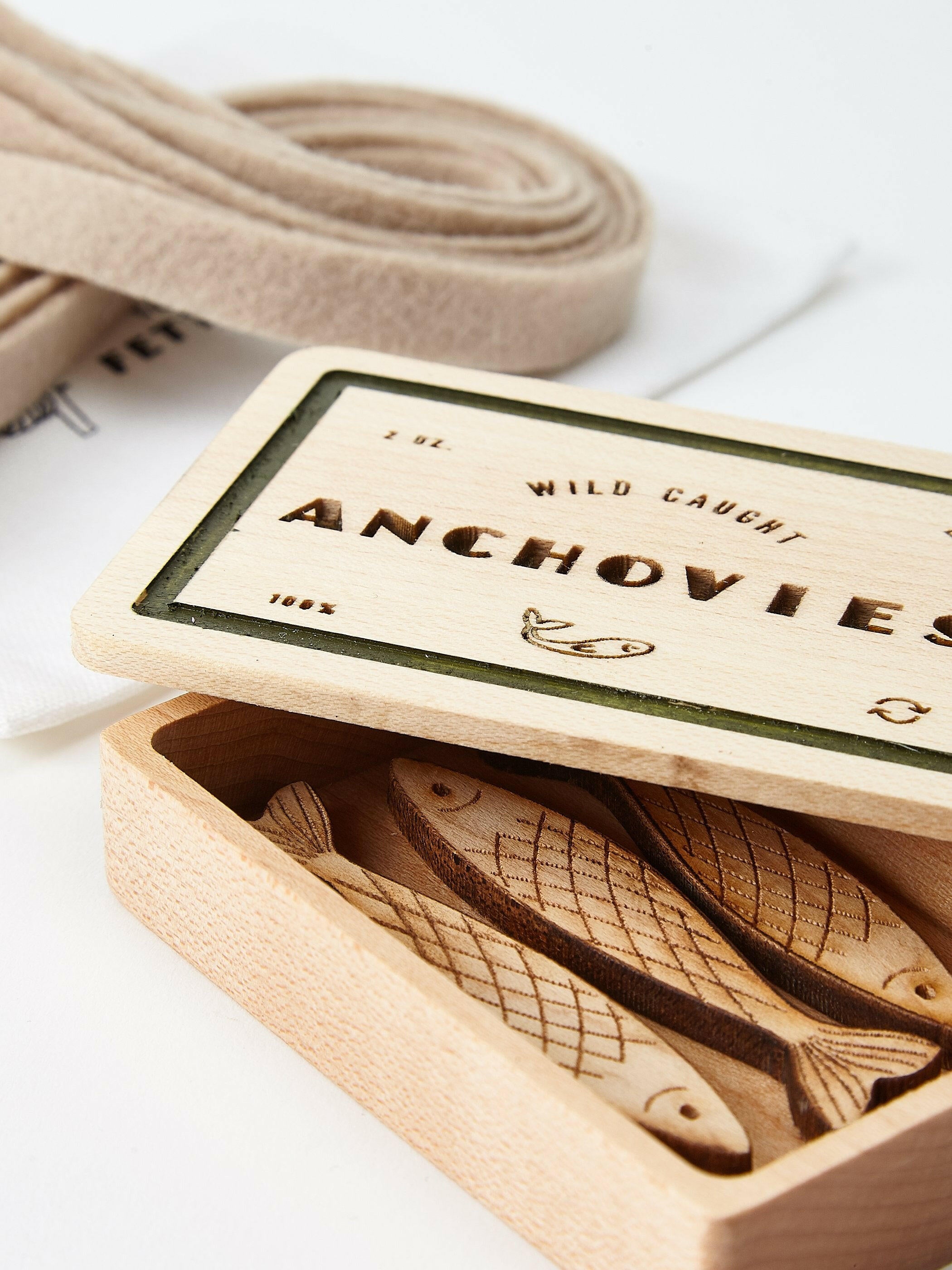 Wooden Pasta Play Food Set Kids Toys Milton & Goose