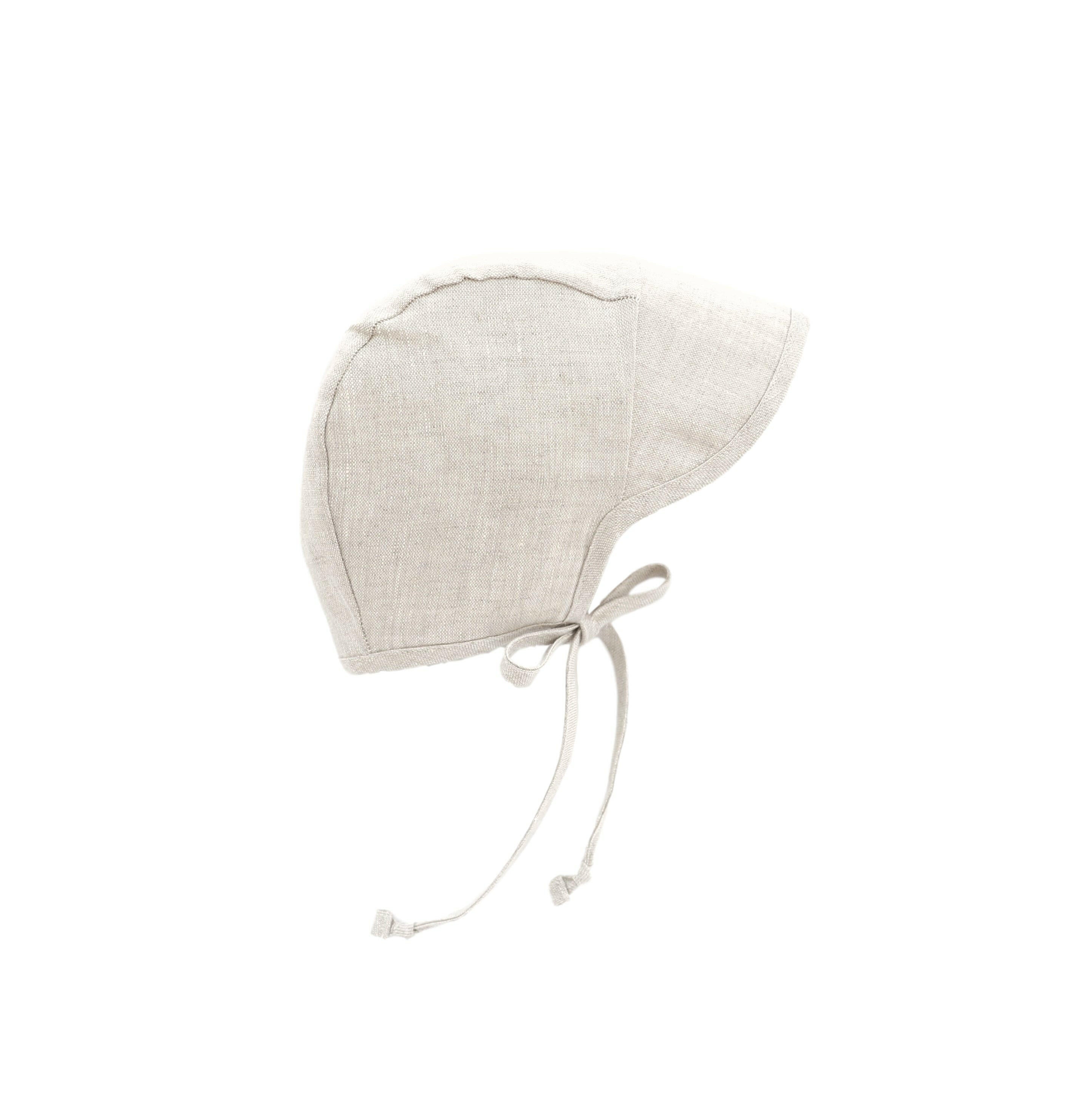Brimmed Sand Linen Bonnet Cotton-Lined Bonnets Briar Baby®