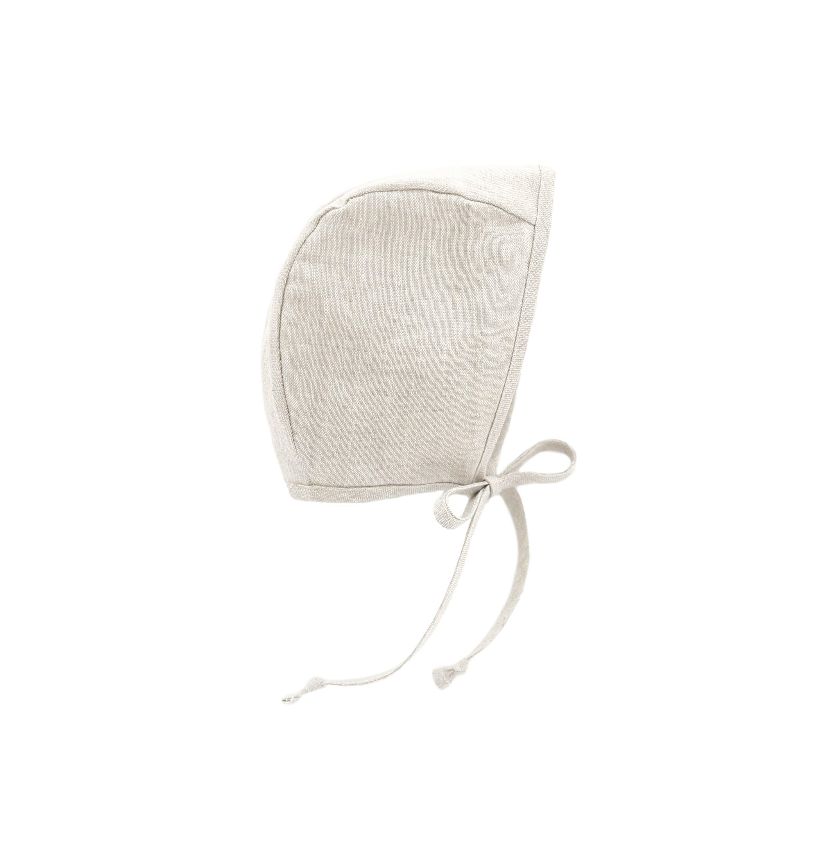Sand Linen Bonnet Cotton-Lined Bonnets Briar Baby®