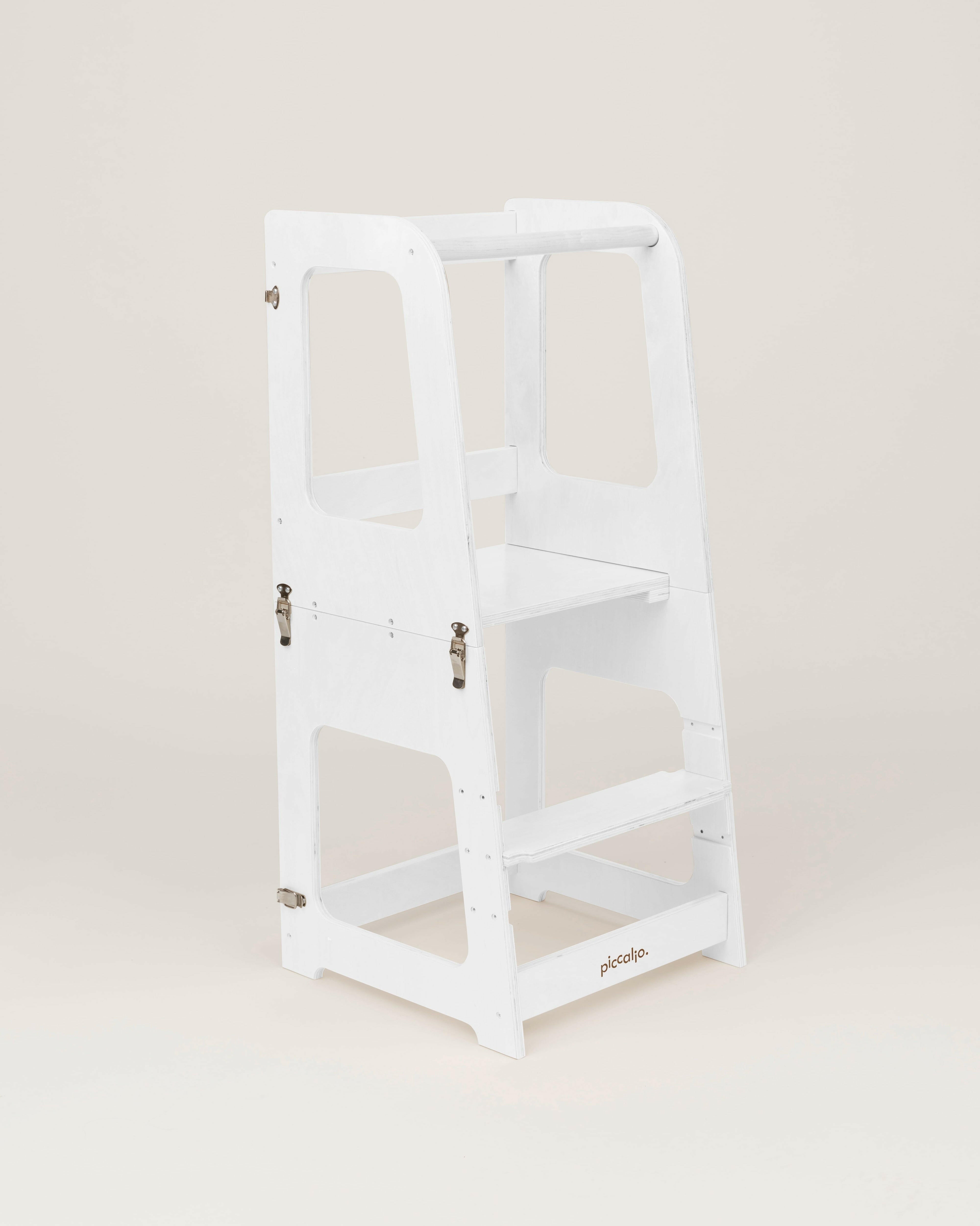 Mini Chef Convertible | Helper Tower Kitchen Piccalio White