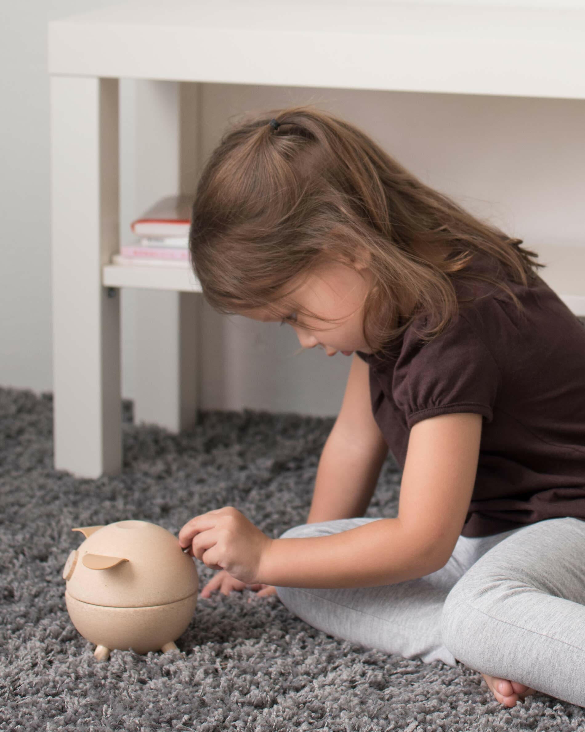 Piggy Bank - White Kids Toys PlanToys