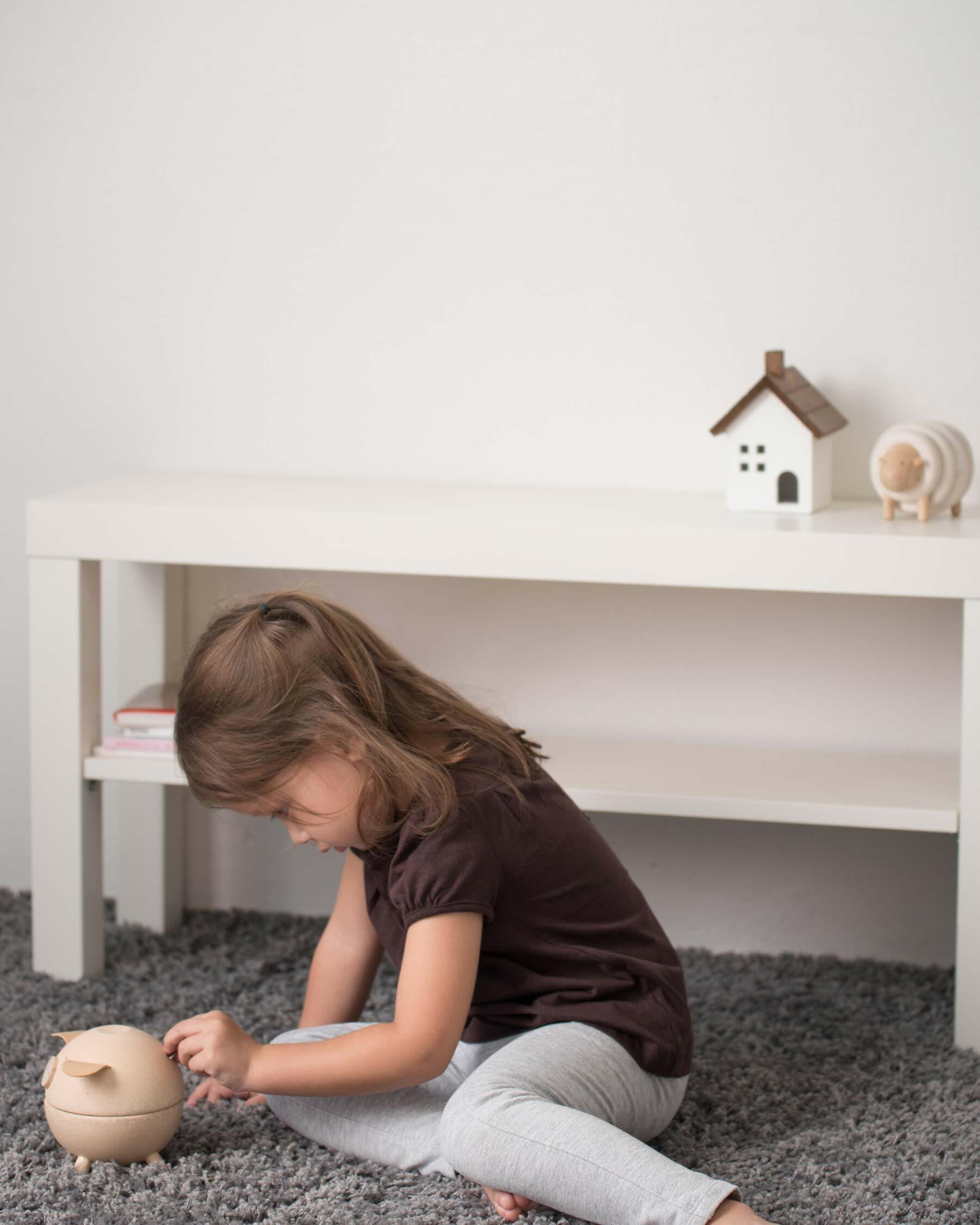 Piggy Bank - White Kids Toys PlanToys