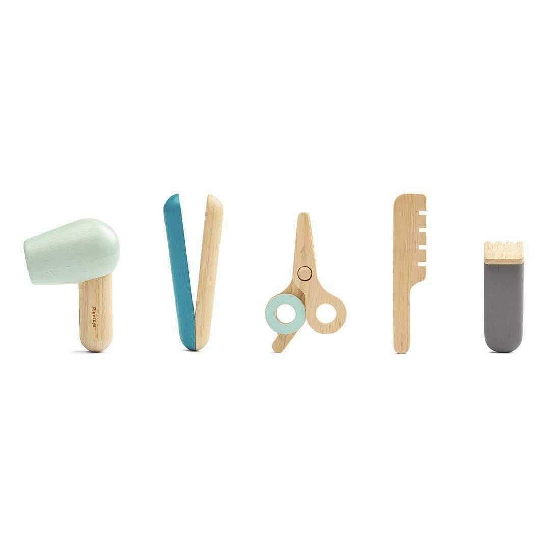 Wooden Hairdresser Toy Set Kids Toys PlanToys
