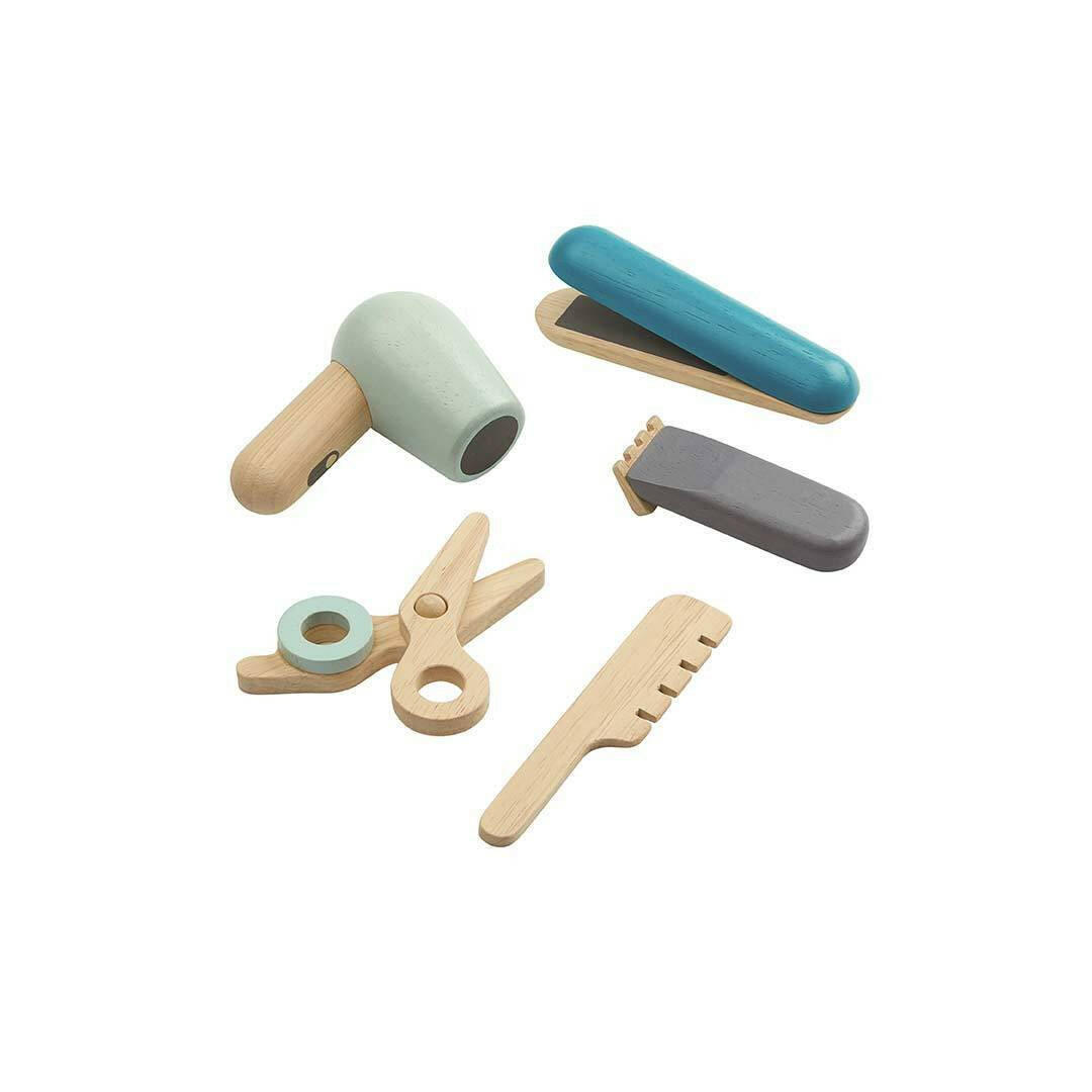 Wooden Hairdresser Toy Set Kids Toys PlanToys