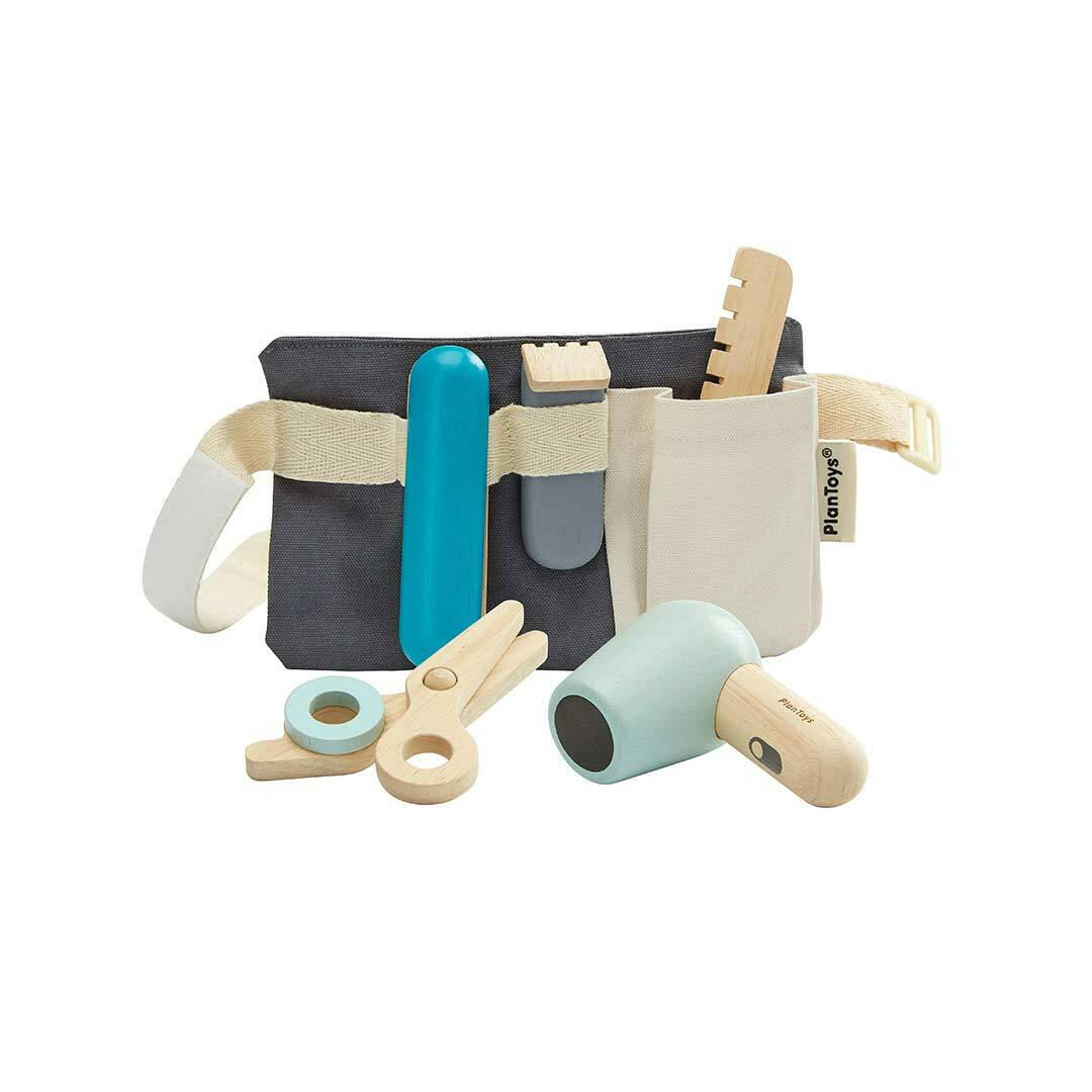 Wooden Hairdresser Toy Set Kids Toys PlanToys