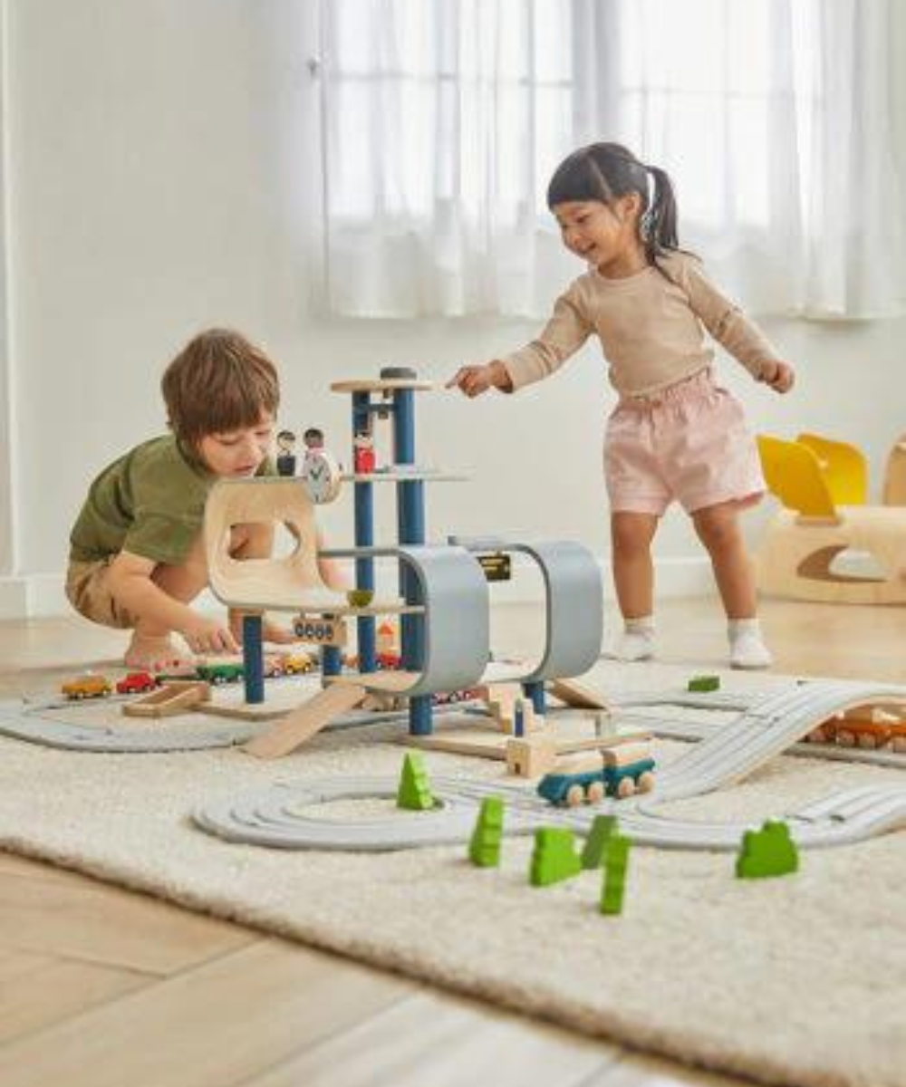 Central Station Building Toys PlanToys