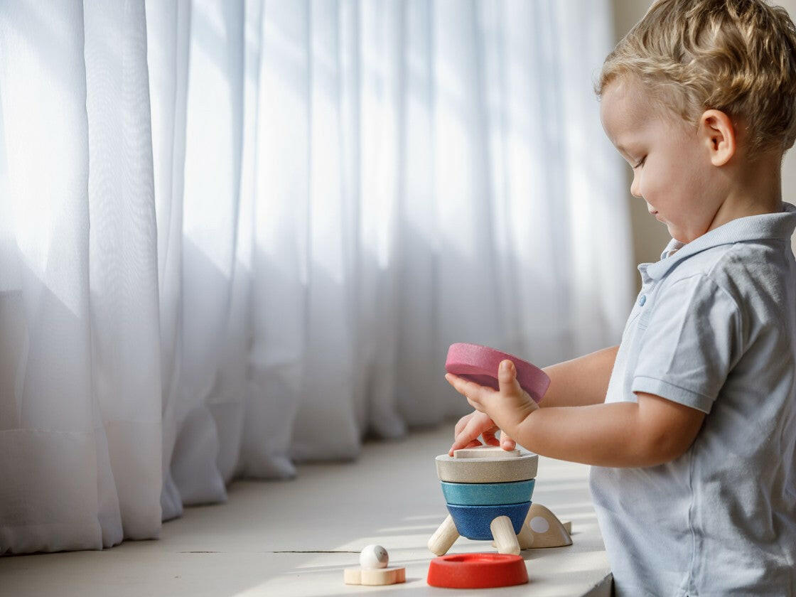 Stacking Rocket Kids Toys PlanToys