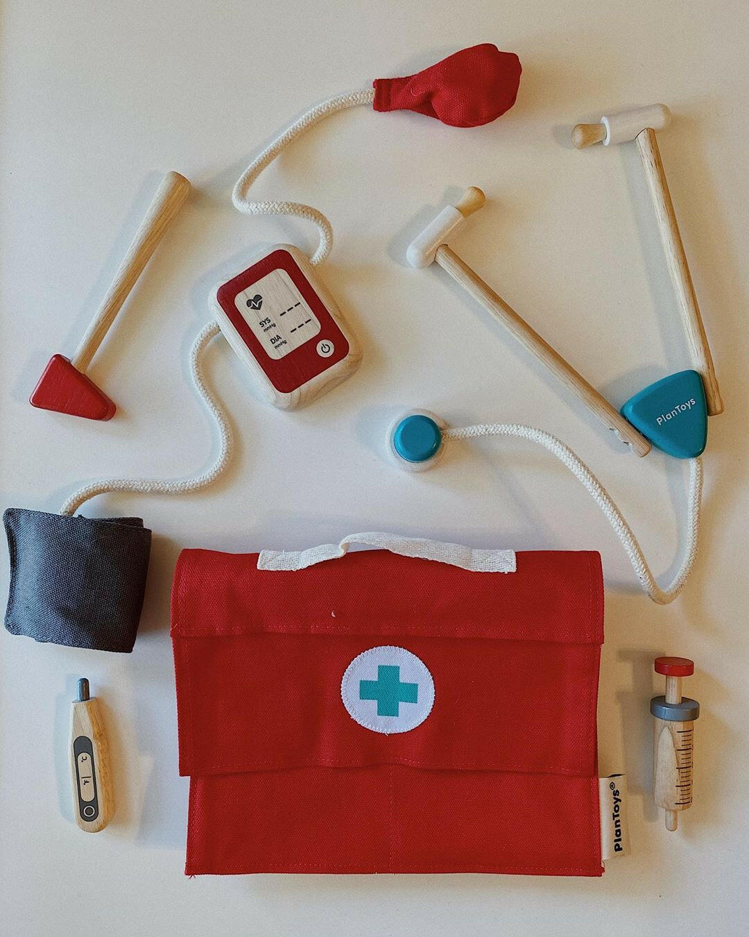 Wooden Doctor Toy Set Kids Toys PlanToys