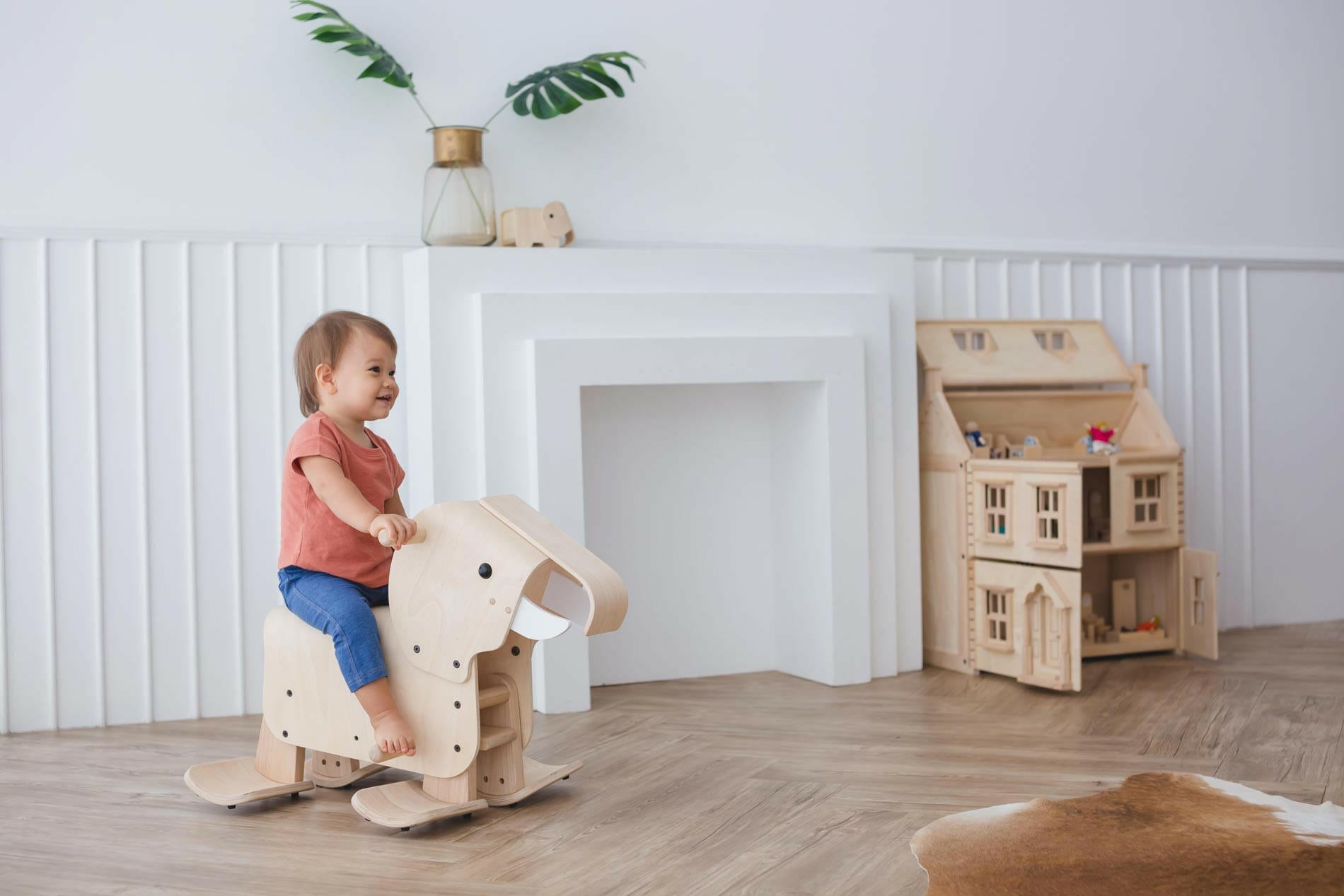 Walking Elephant Kids Toys PlanToys