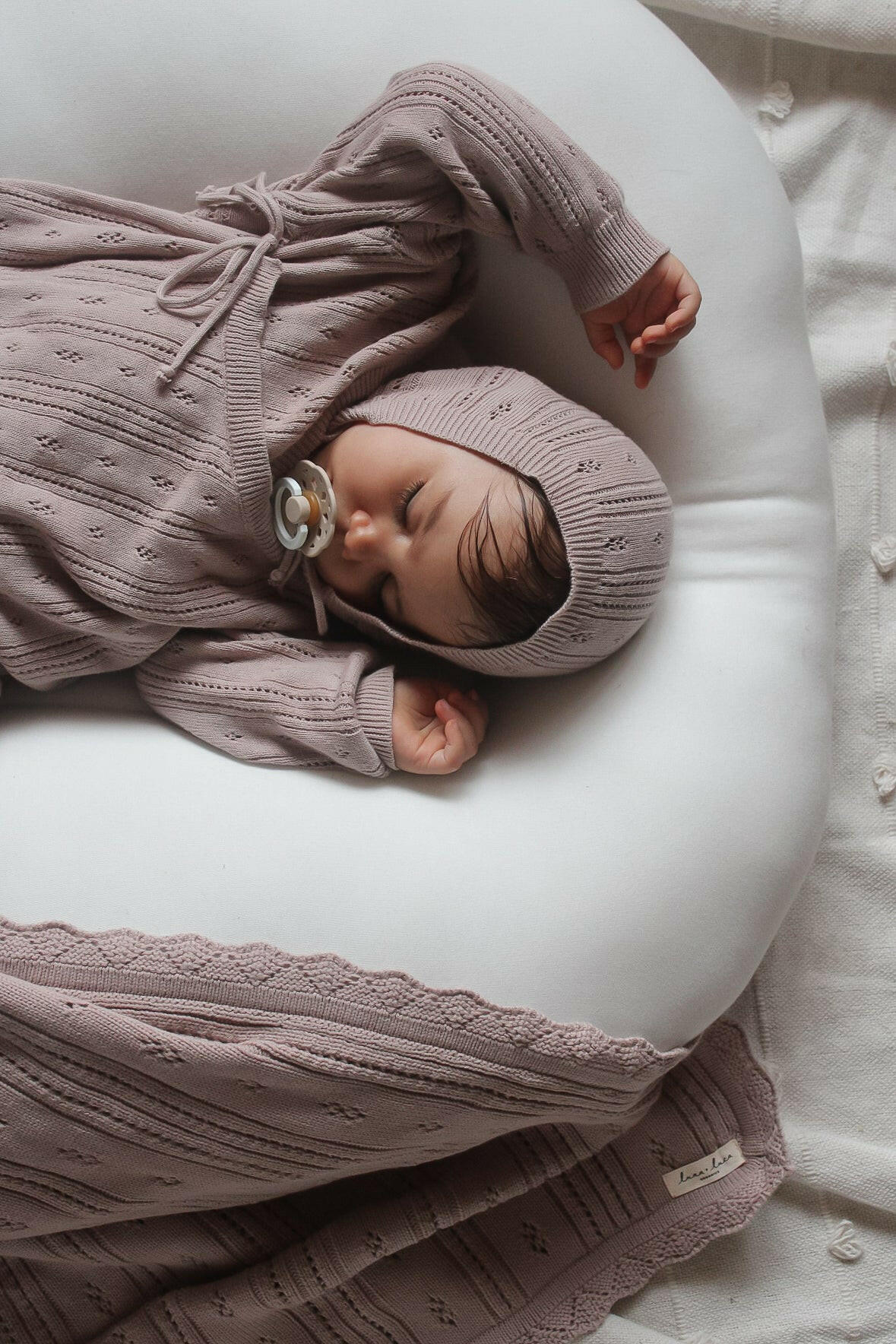 Bring Me Home Pointelle Set - Dusty Petal Luna + Luca