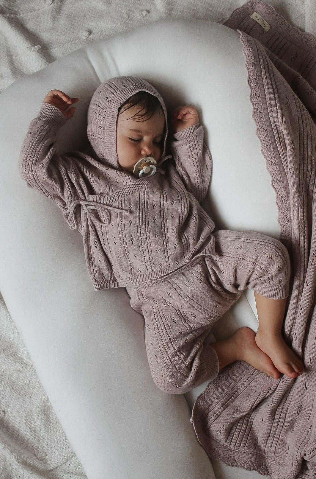 Bring Me Home Pointelle Set - Dusty Petal Luna + Luca