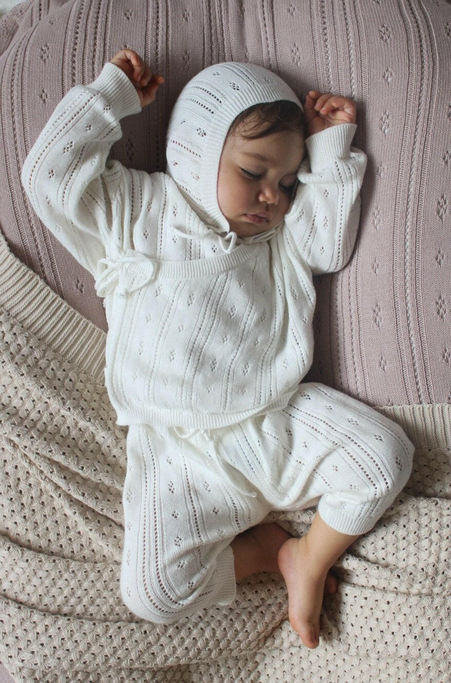 Bring Me Home Pointelle Set - White Luna + Luca
