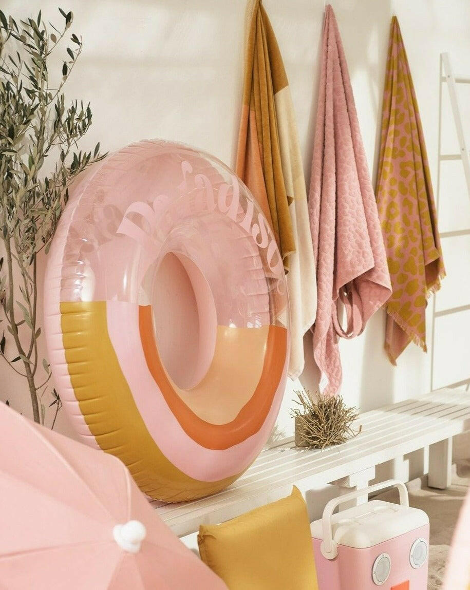 Pool Ring In Bloom - Clear Outdoor Toys Sunnylife