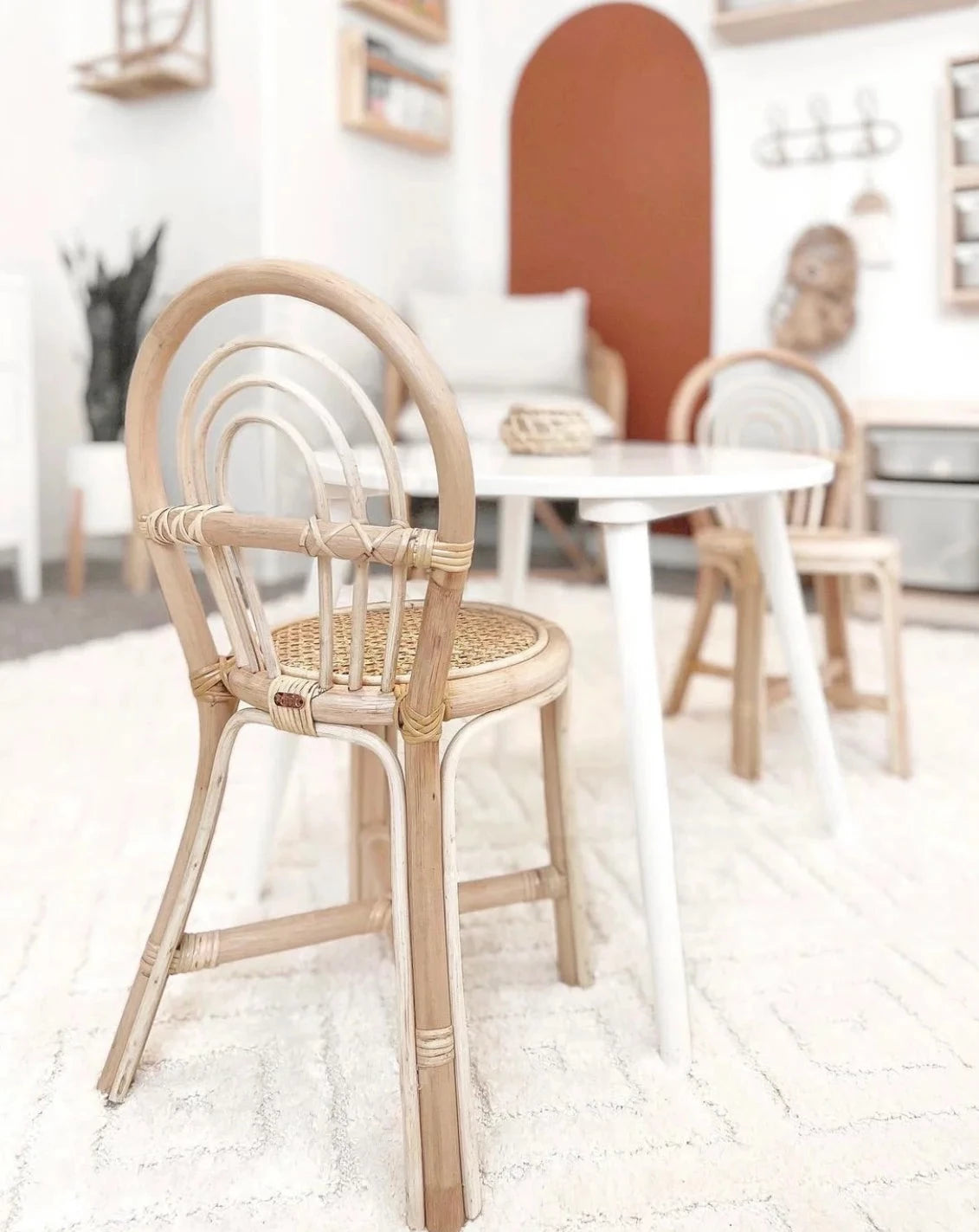 Poppie Rattan Rainbow Chairs (Set of 2) Kids Furniture Poppie