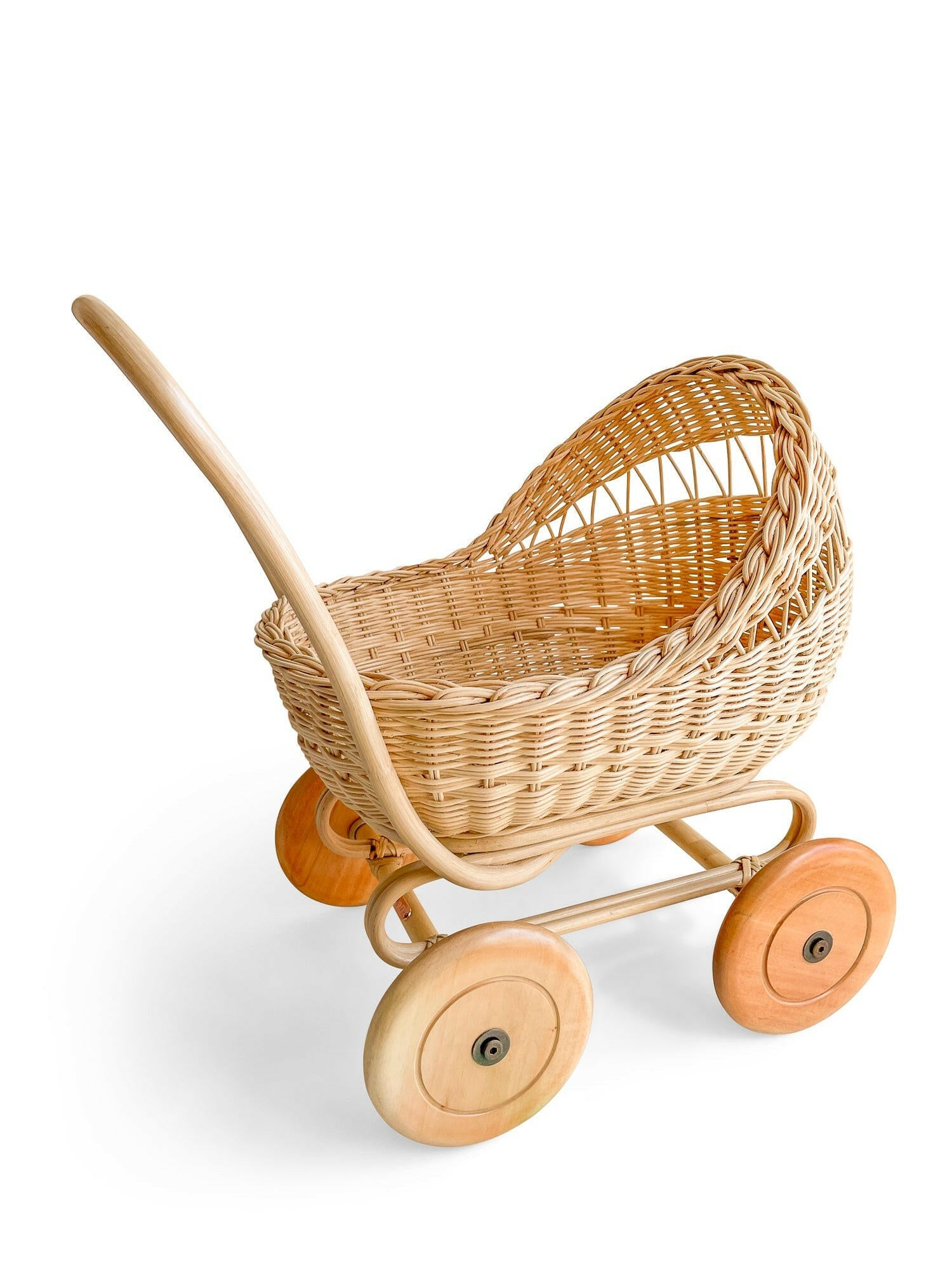Rattan Doll Pram Doll Furniture Poppie
