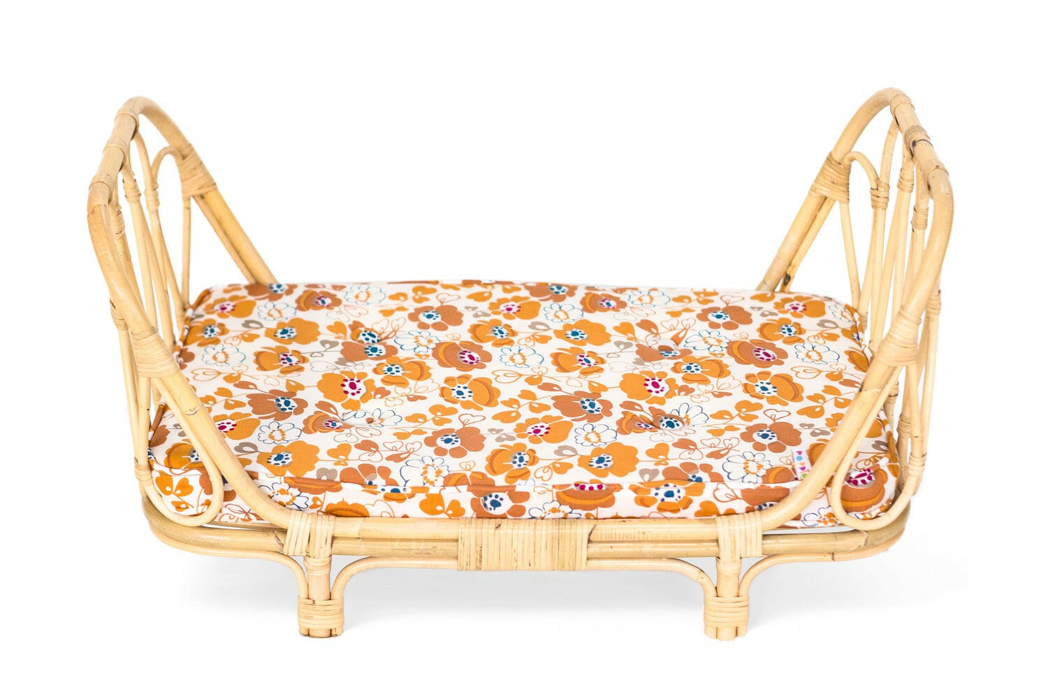 Rattan Doll Daybed Doll Furniture Poppie Floral
