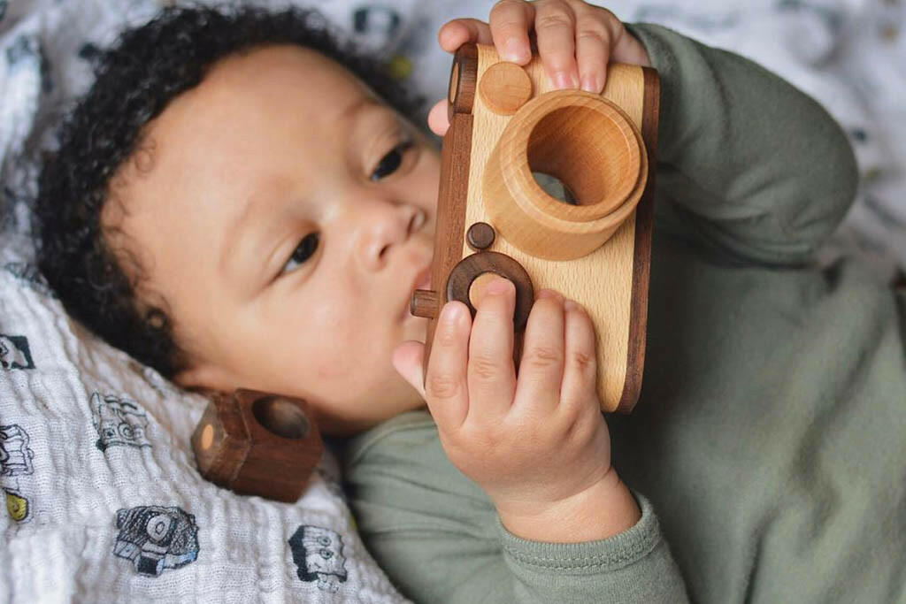 35MM Wooden Toy Camera In Beech Wood Complete Gift Set ($81 Value) camera Father's Factory