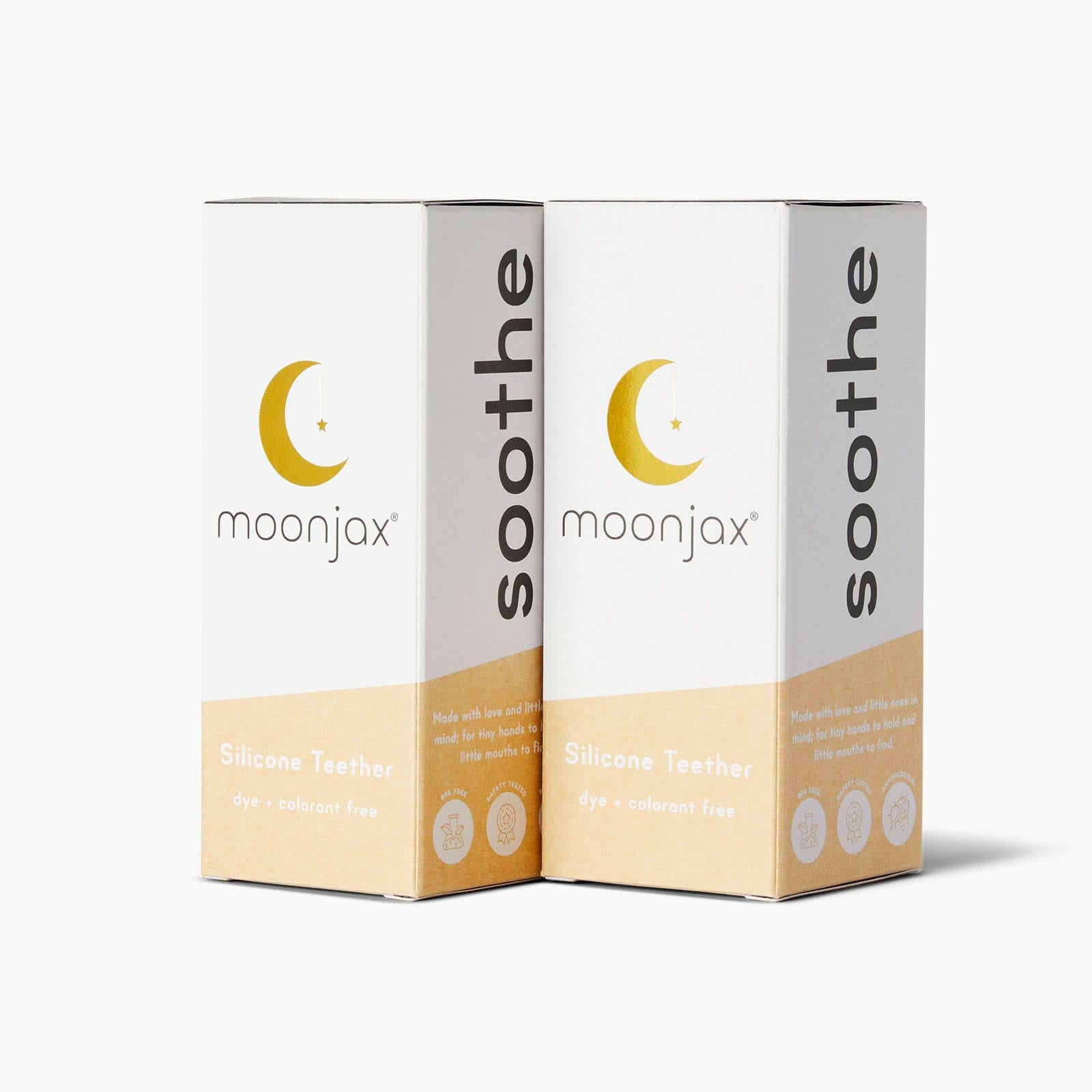 The best baby teethers: 2-pack mix & match TEETHER Moonjax®