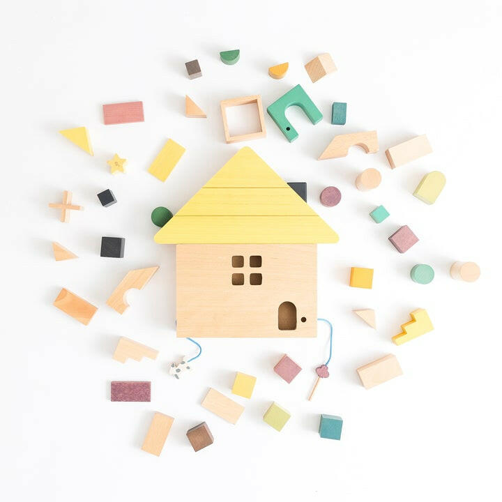 Tsumiki Building Block House Wooden Blocks kiko+ and gg*