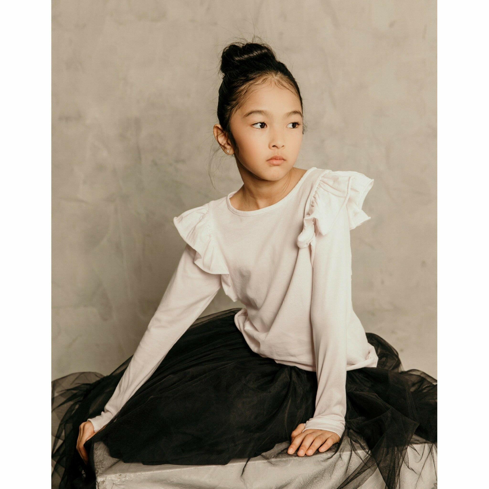 Natalia Ruffle Top Pink Top Be Mi Los Angeles