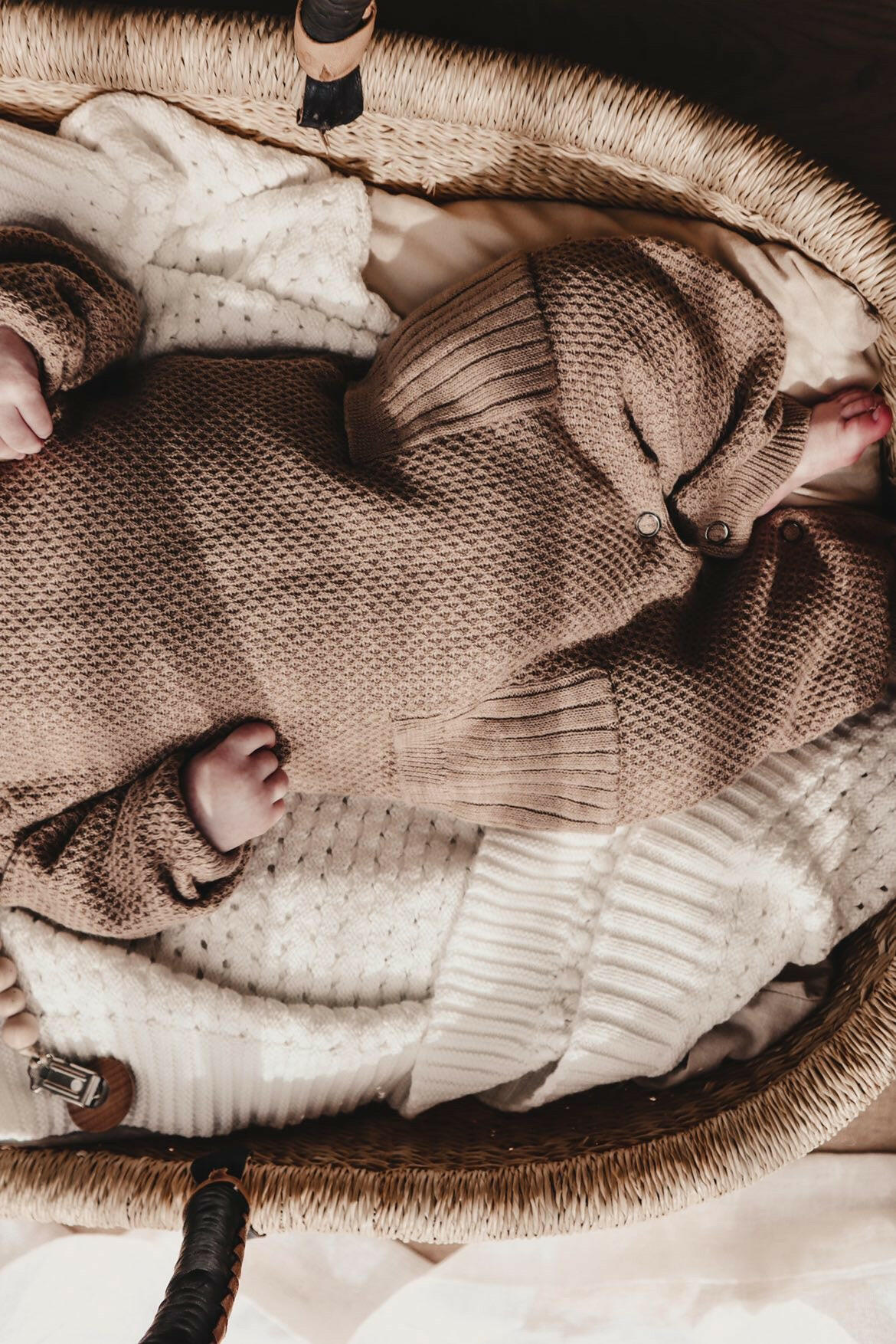 Rib Pocket Jumpsuit - Acorn Luna + Luca
