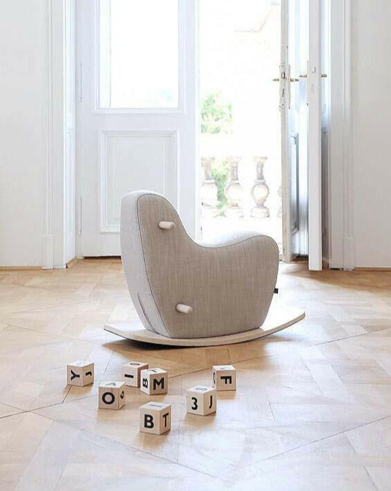 Toddler Rocking Horse In Grey Rockers Ooh Noo