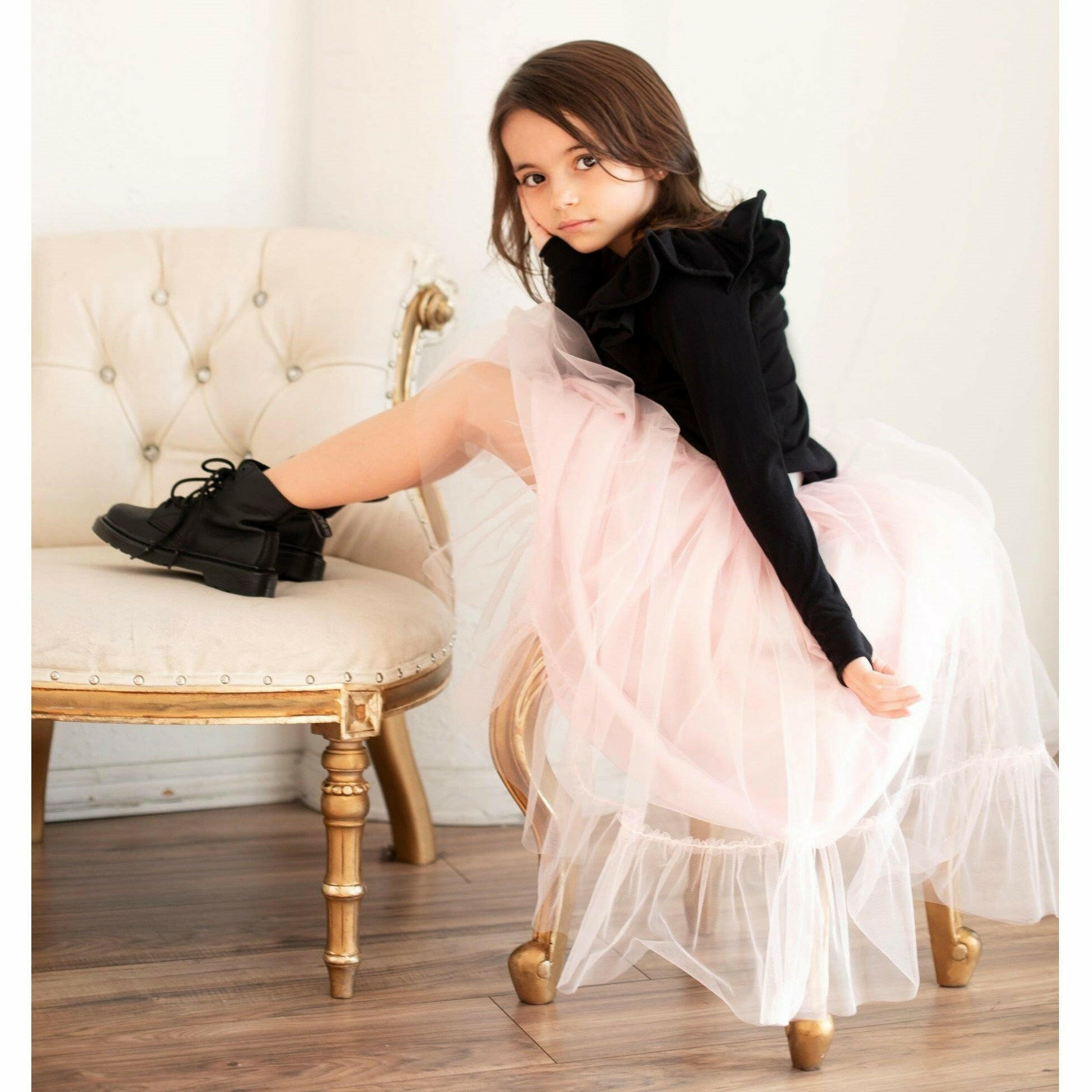 Natalia Ruffle Top Top Be Mi Los Angeles