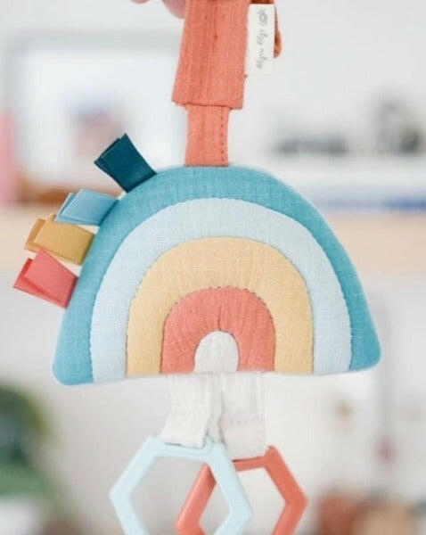 Ritzy Jingle™ Rainbow Attachable Travel Toy Baby Essentials Itzy Ritzy