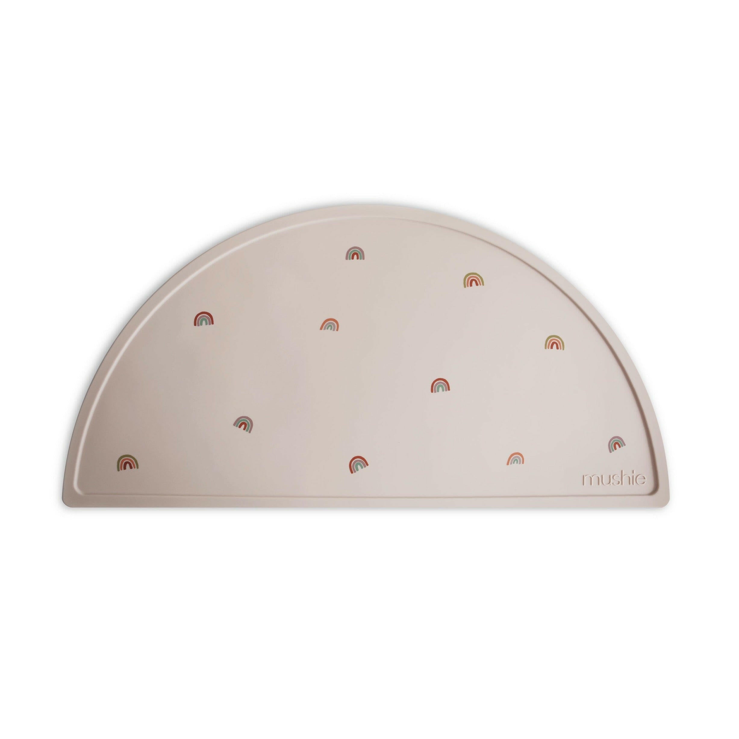 Silicone Place Mat - Rainbows Baby Essentials Mushie