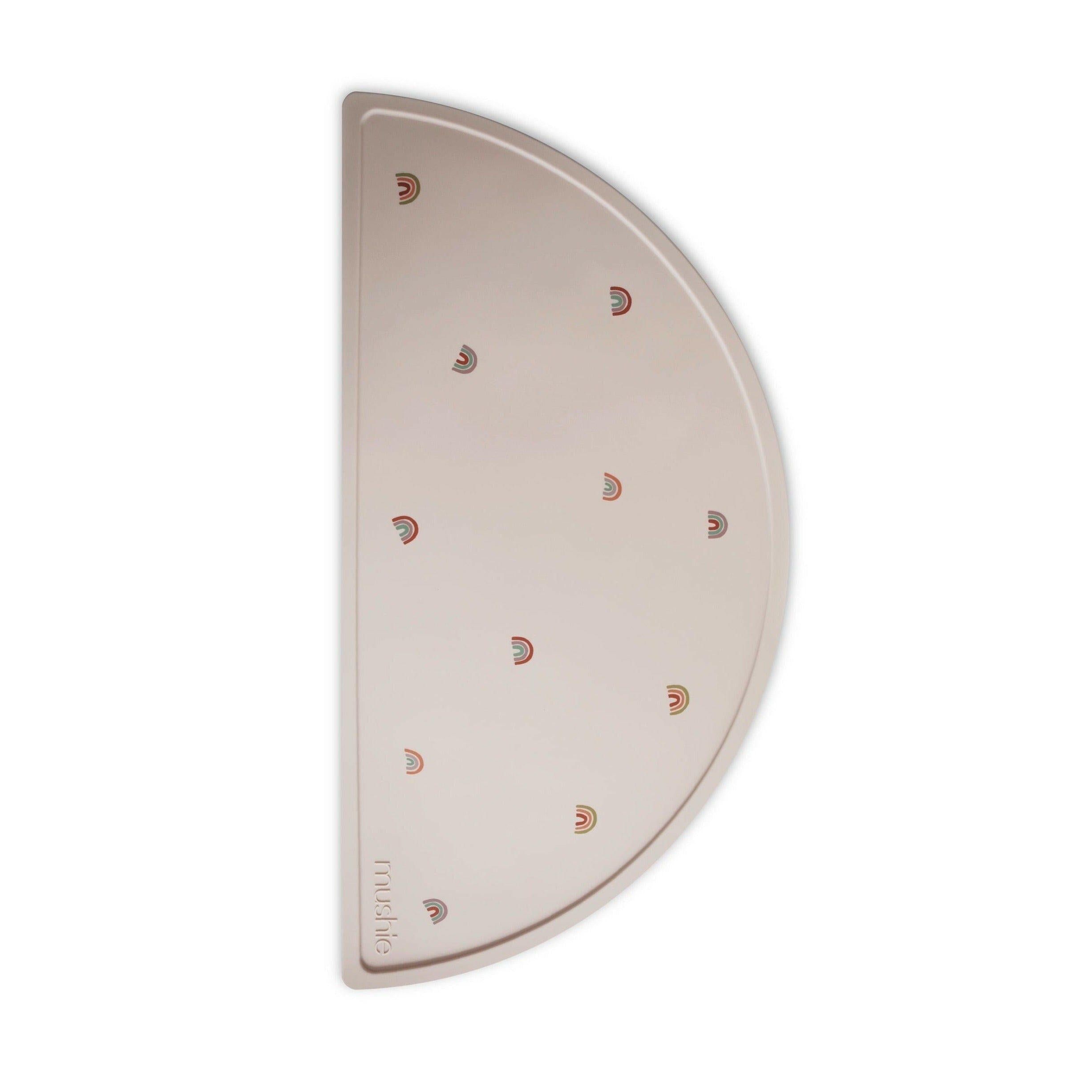 Silicone Place Mat Feeding Mushie Rainbow