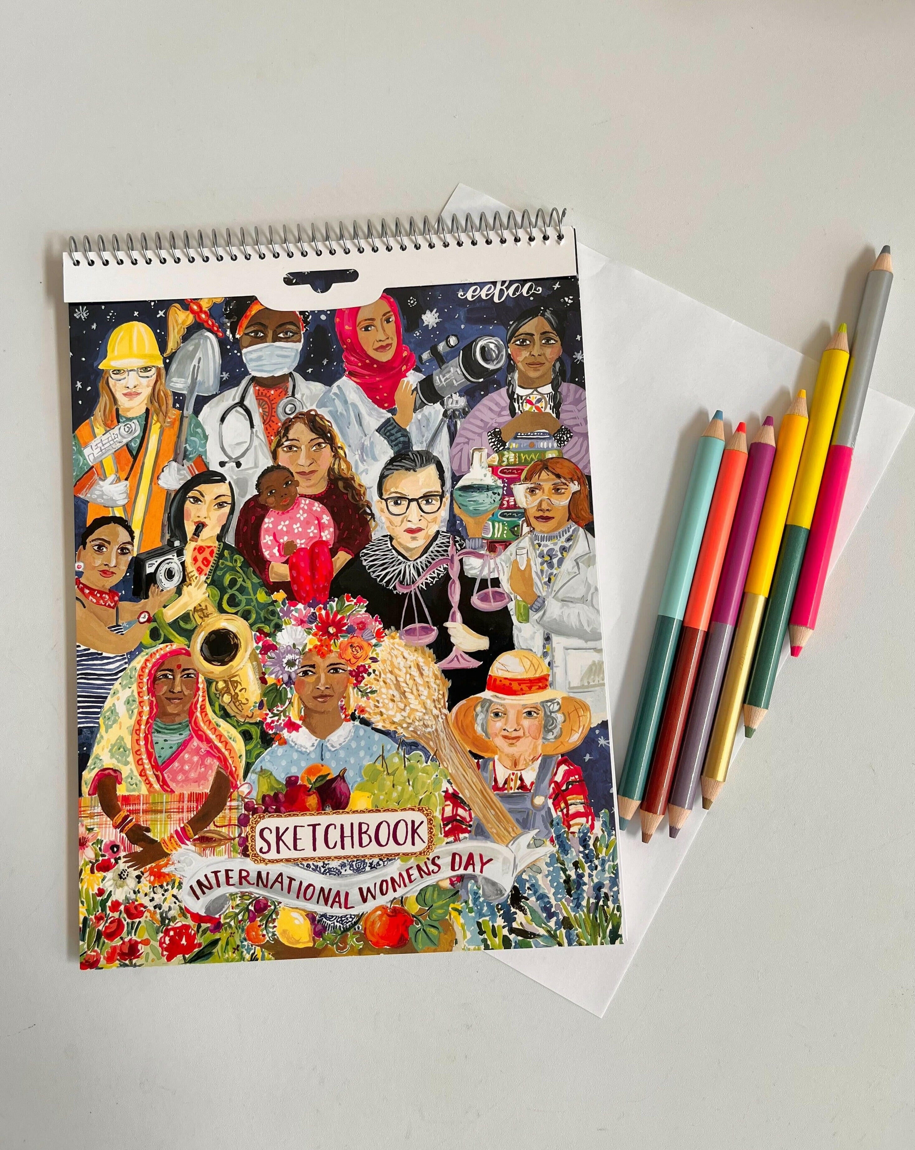 Rainforest Jumbo Double Sided Color Pencils 6 Pack Arts & Crafts eeboo