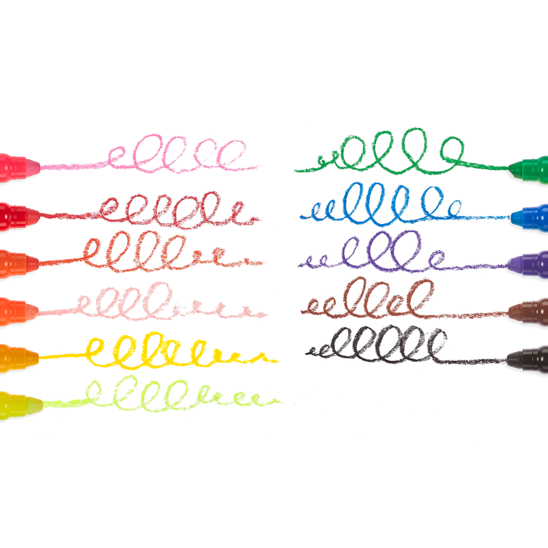 Rainy Day Gel Crayons - 12 pc. Art Supplies OOLY - Art & School Supplies