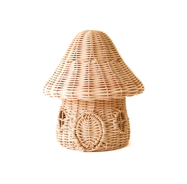 Mushroom House Rattan Toys Coconeh