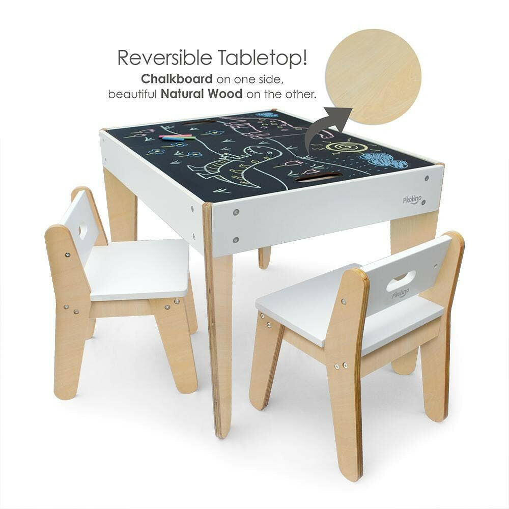 Children's Modern Storage Table & Chairs Children's Furniture P'kolino