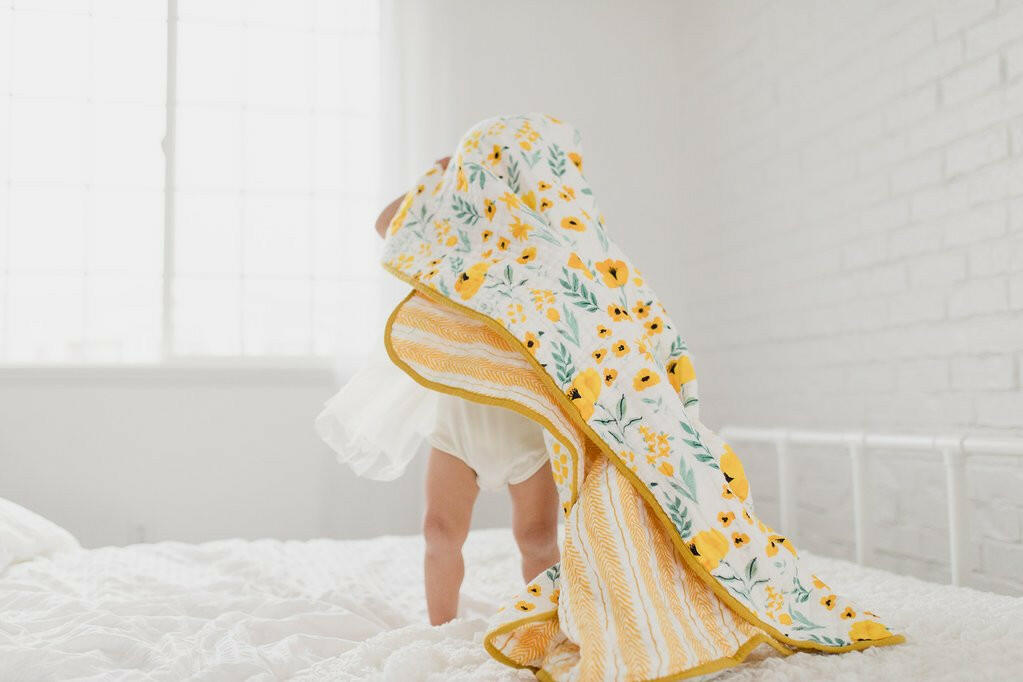 Buttercup Blossom Reversible Quilt Baby Essentials Clementine Kids