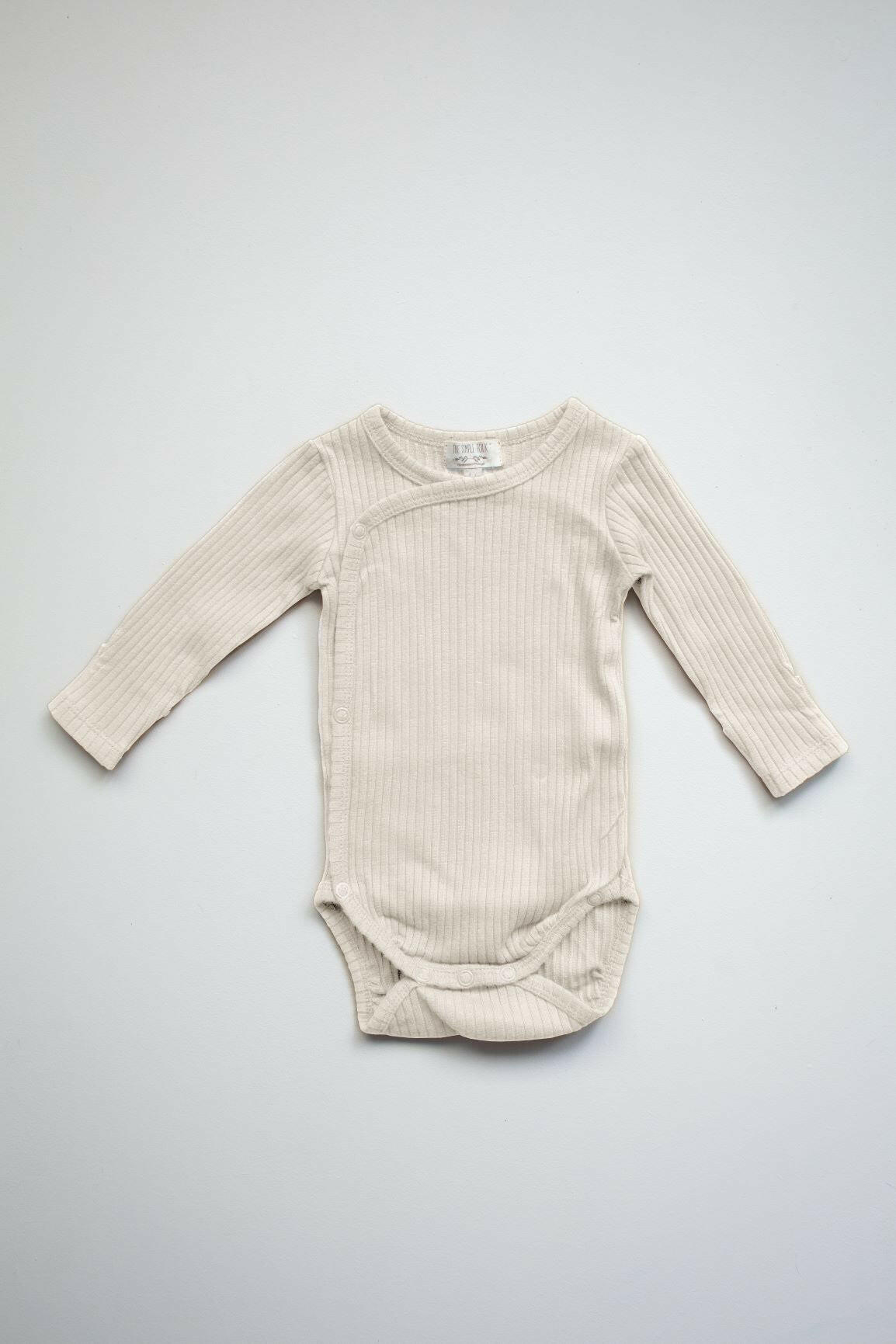 Organic Cotton Ribbed Newborn Baby Kimono Baby Clothing The Simple Folk