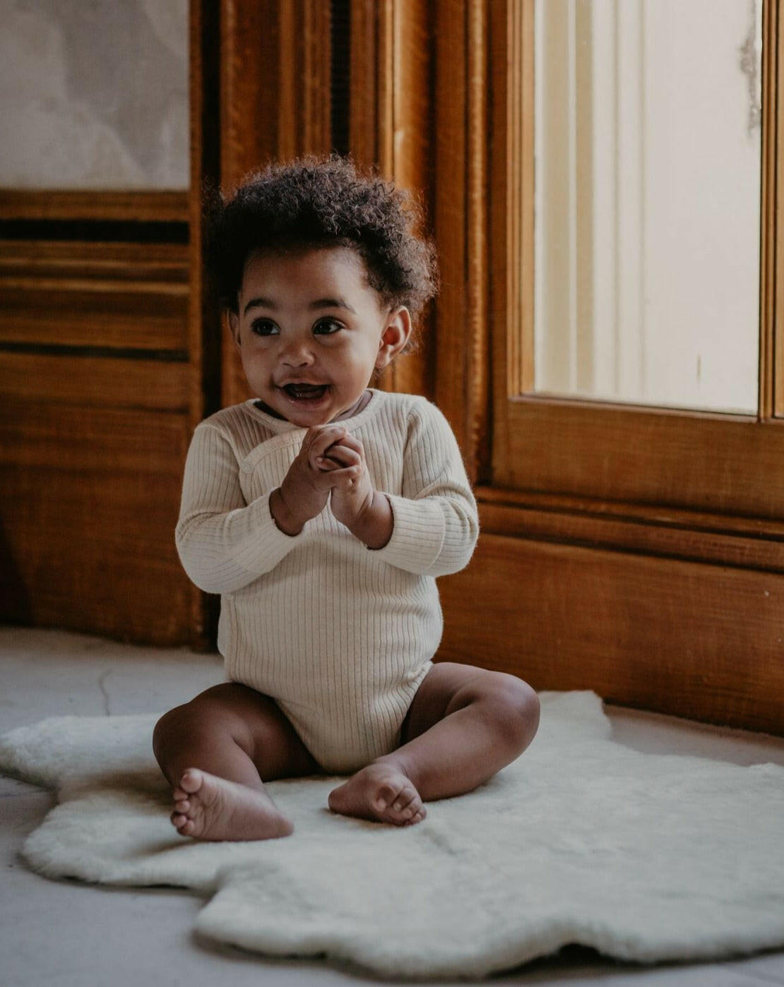 Organic Cotton Ribbed Newborn Baby Kimono Baby Clothing The Simple Folk