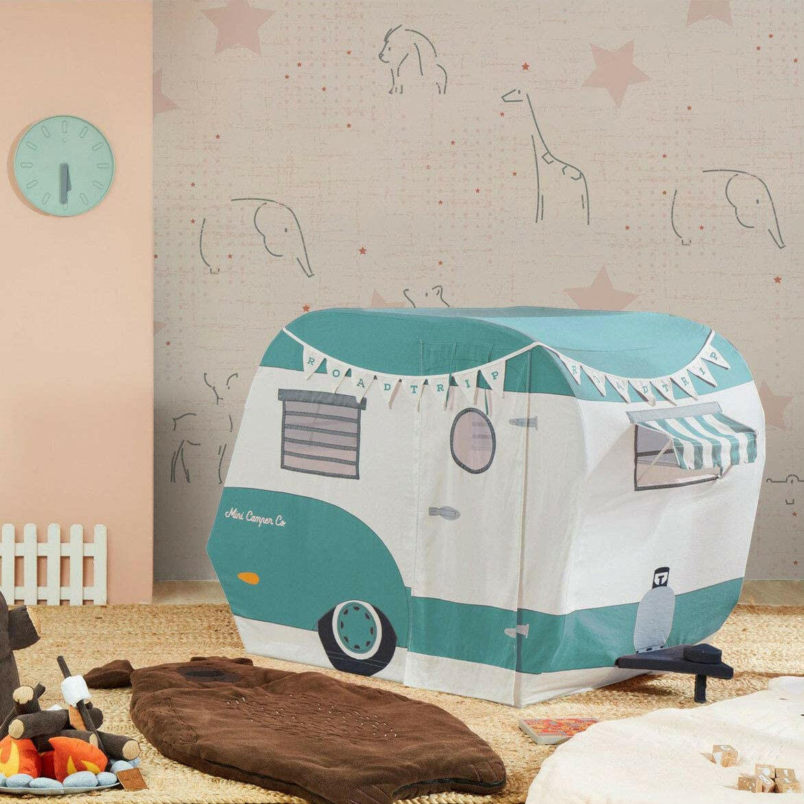 Mini Camper Playhome Play Tents Wonder & Wise Mint