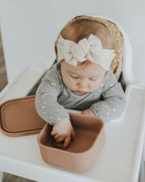 Silicone Mini Bento Box Feeding The Dearest Grey Rosewood