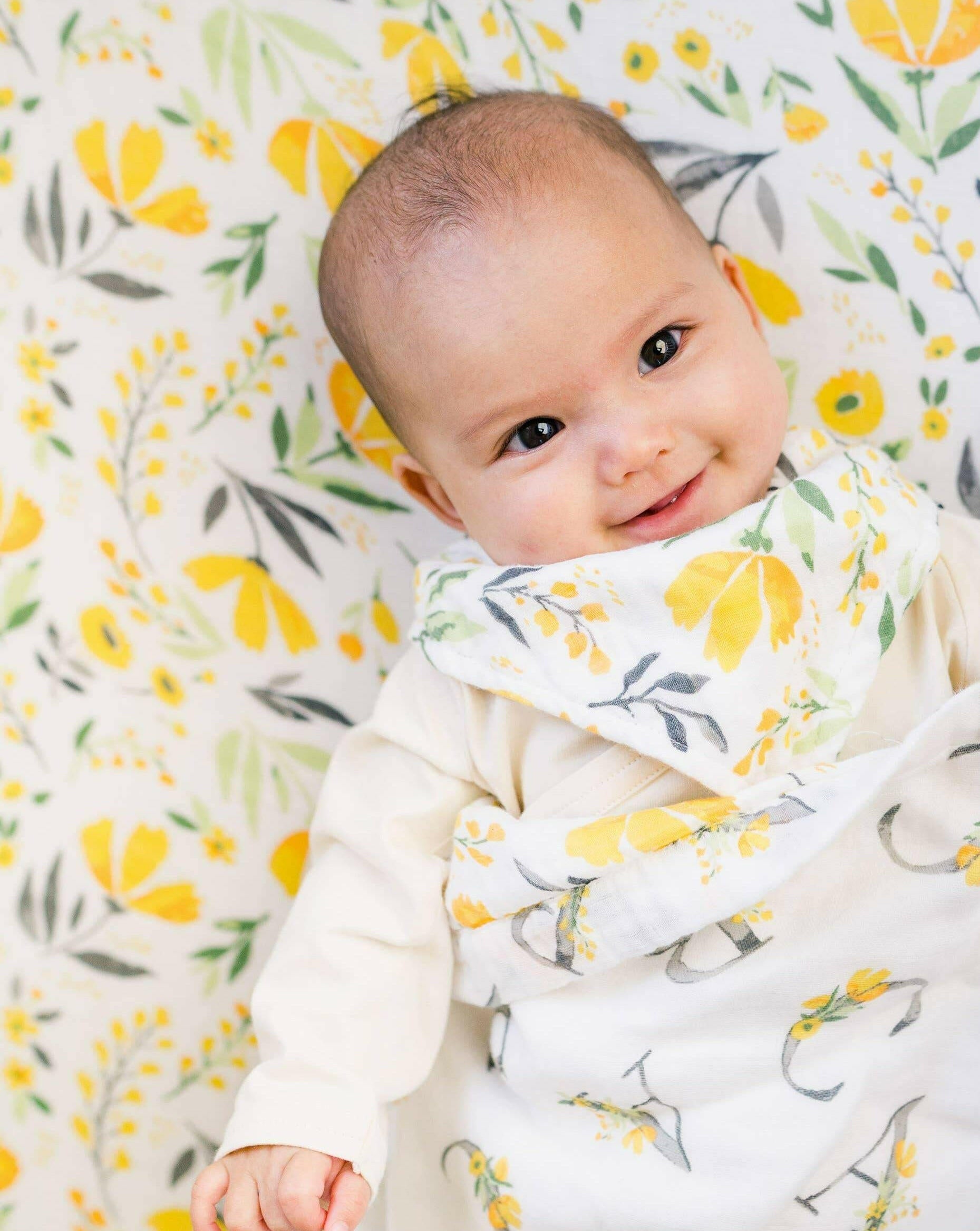 Royal Garden Muslin Crib Sheet Baby Essentials Bebe Au Lait