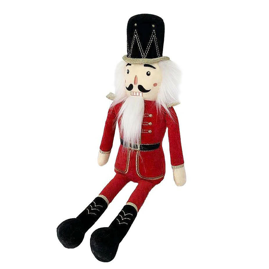 THE NUTCRACKER SHELF SITTER--RED Doll MON AMI