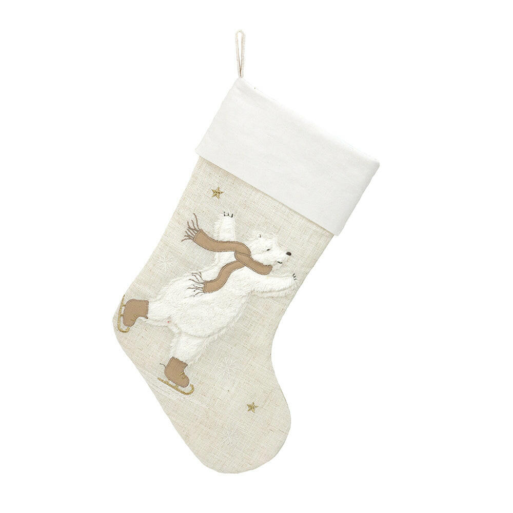 Skating Bear Stocking Stocking MON AMI