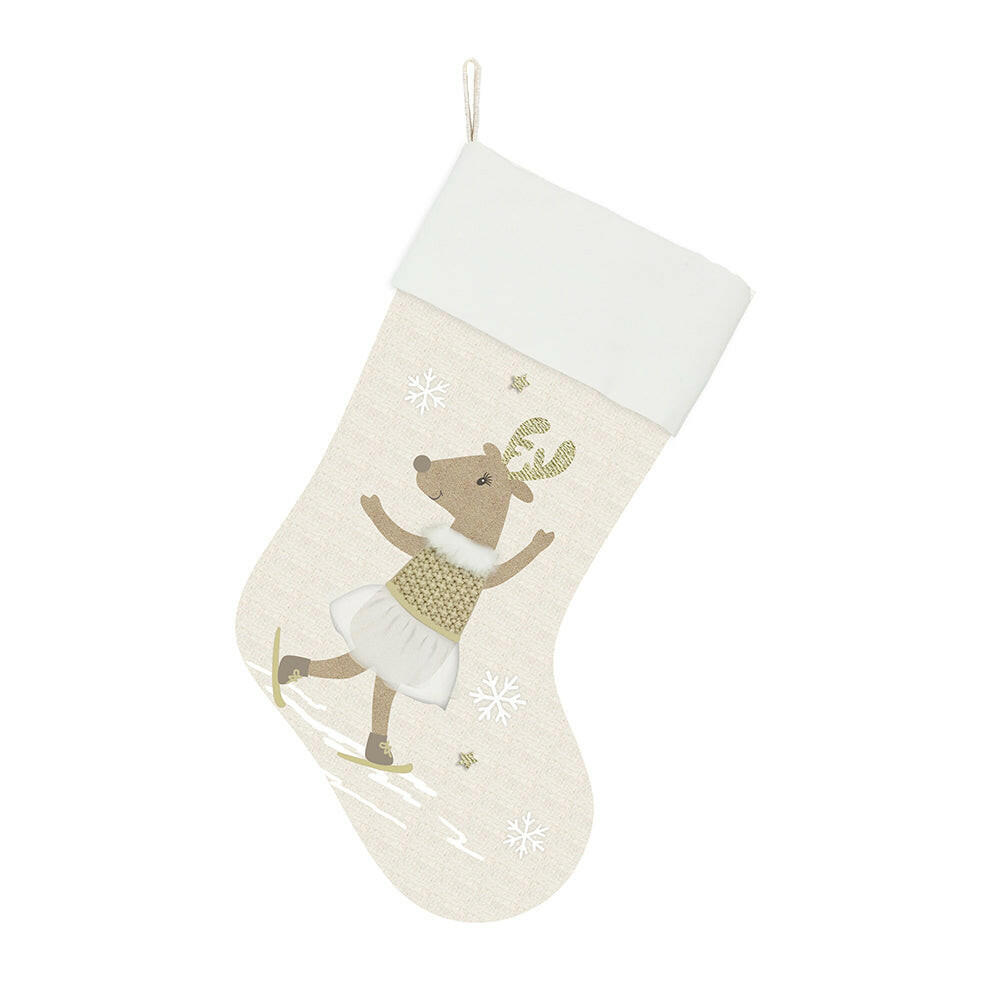 Skating Reindeer Stocking Stocking MON AMI