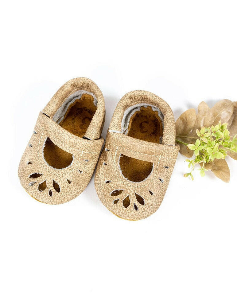 Latte RAINEY JANES Shoes Baby and Toddler Baby Shoes Starry Knight Design