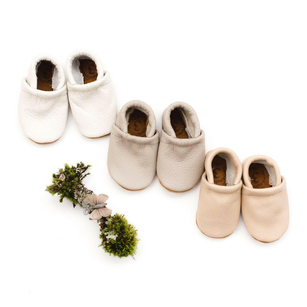 Spring Neutrals Leather Loafers Shoes Baby and Toddler Baby Shoes Starry Knight Design