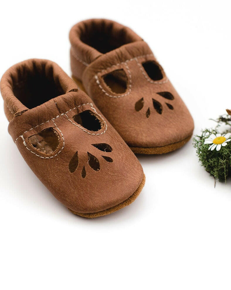 Tribe LOTUS T-strap Shoes Baby and Toddler Baby Shoes Starry Knight Design