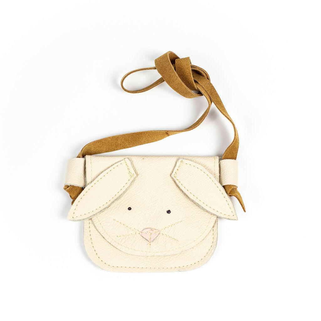 Cream Bunnies Critters Leather PURSE Toddler & Kids Starry Knight Design