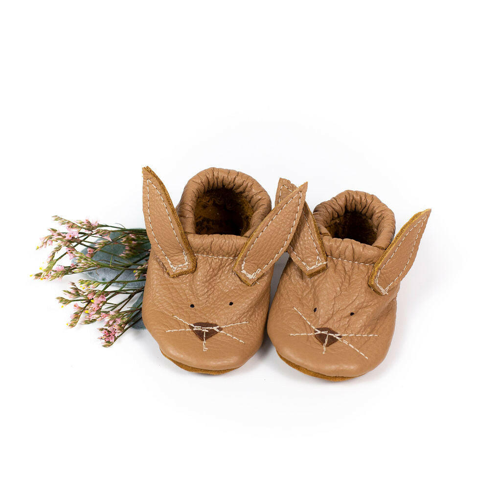 Oat Bunnies // Cute Critters Leather Shoes Baby and Toddler Bunny Baby Shoes Starry Knight Design
