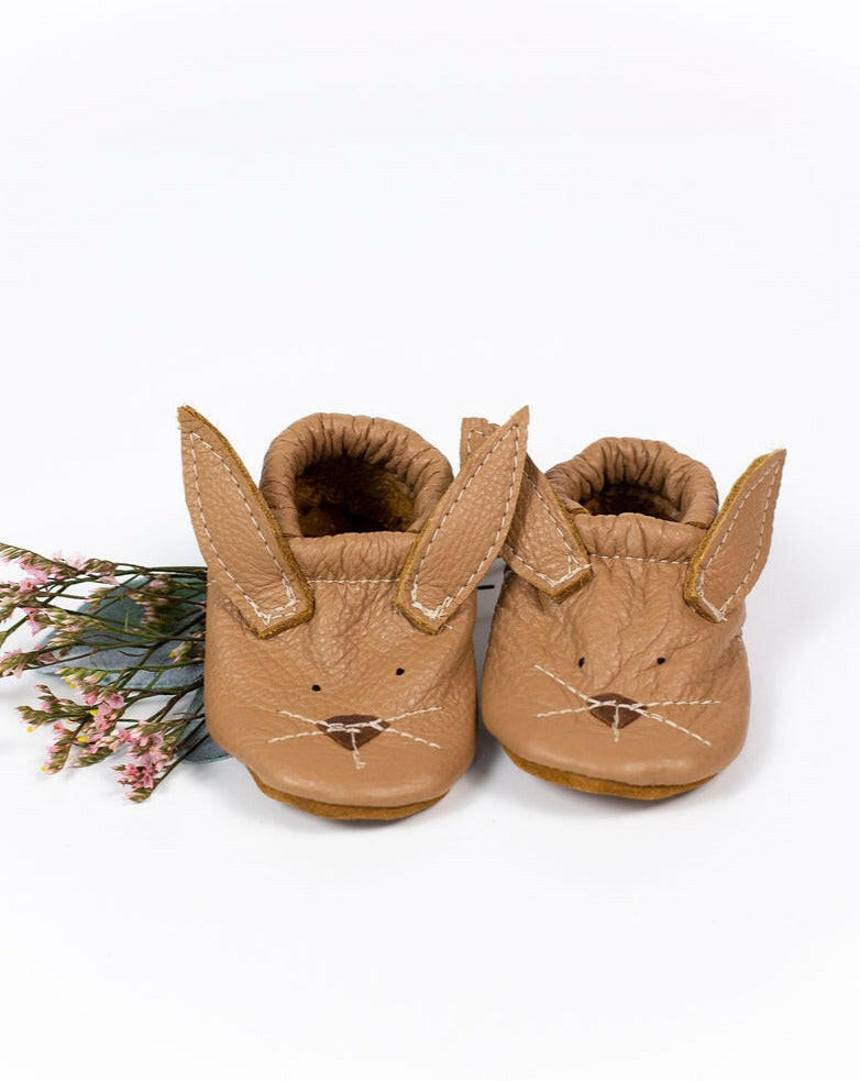 Oat Bunnies // Cute Critters Leather Shoes Baby and Toddler Bunny Baby Shoes Starry Knight Design
