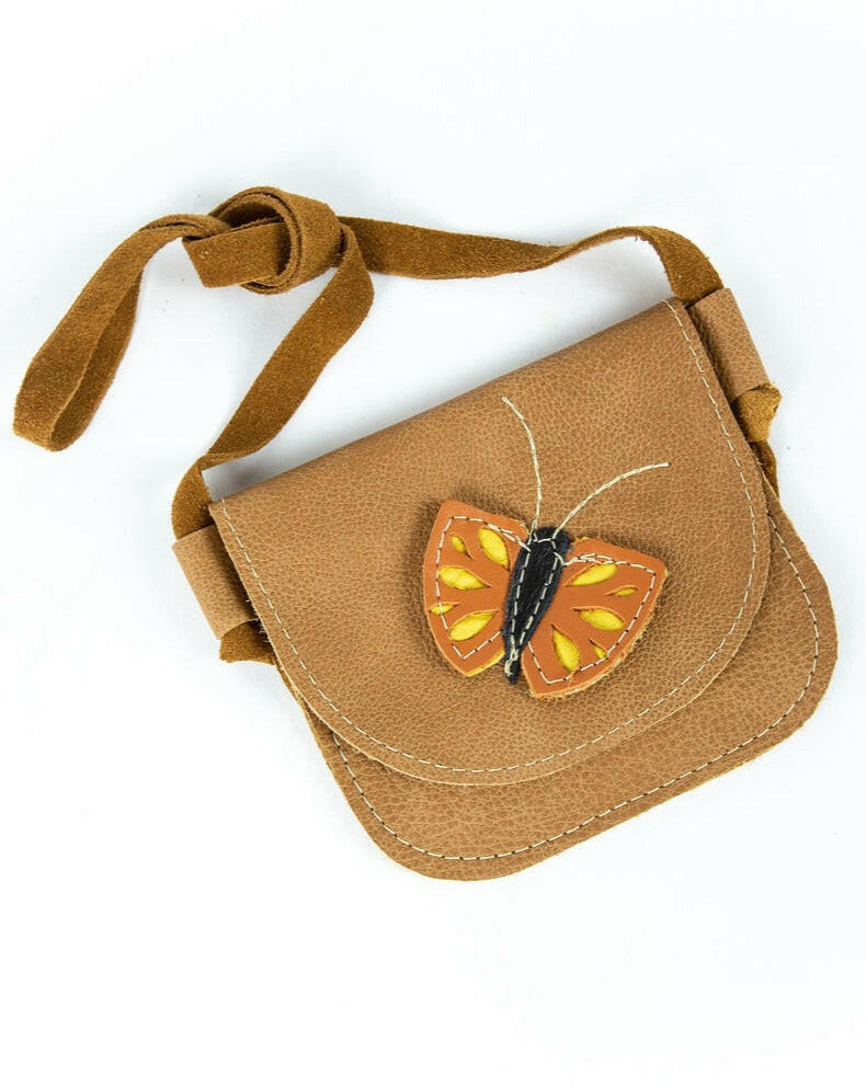 Sahara Butterfly Critters Leather PURSE Toddler & Kids Purse Starry Knight Design